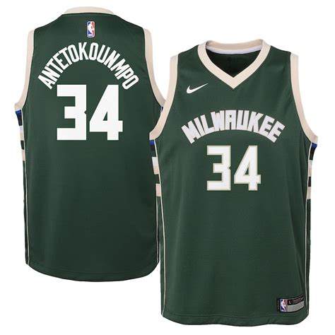 It is 100 polyester, giving kids a chance to stay cool while they cheer on the Bucks or play basketball on their own. . Youth giannis jersey